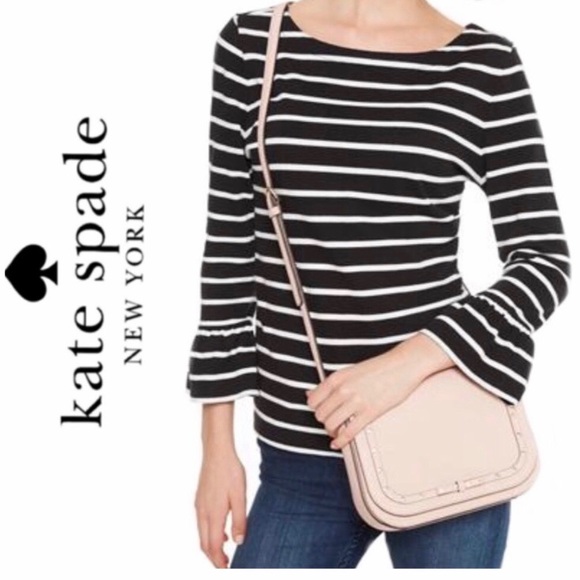 Kate Spade Handbags - NWT Kate Spade Leather Jeweled Crossbody Blush